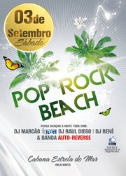 Cartaz   Barraca Estrela do Mar - Avenida Beira Mar, 5320, Sábado 3 de Setembro de 2011