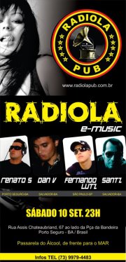 Cartaz   Radiola Rock Pub - Rua Assis Chateaubriand 67, praa da Bandeira, Sábado 10 de Setembro de 2011