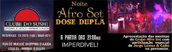 Cartaz   Clube do Sushi - Rua do Mucug - Shopping d'Ajuda, Quinta-feira 15 de Setembro de 2011