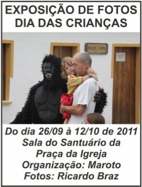 Cartaz   Sala do Santurio da Praa da Igreja, Do dia 26 Setembro ao 12/10/2011