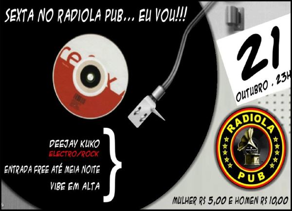 Cartaz   Radiola Rock Pub - Rua Assis Chateaubriand 67, praa da Bandeira, Sexta-feira 21 de Outubro de 2011