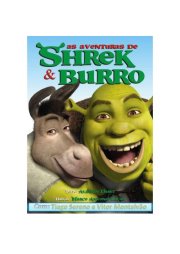 panfleto As Aventuras de Sherek e o Burro