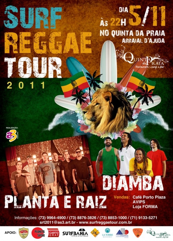 Cartaz   Quinta da Praia -  Estrada da Balsa, 100, Sábado 5 de Novembro de 2011