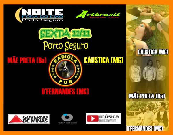 Cartaz   Radiola Rock Pub - Rua Assis Chateaubriand 67, praa da Bandeira, Sexta-feira 11 de Novembro de 2011