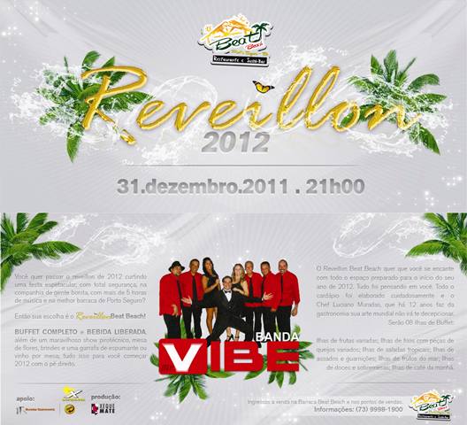 Cartaz   Beat Beach - Av. Beira Mar, 5585 - Praia de Taperapu, Sábado 31 de Dezembro de 2011