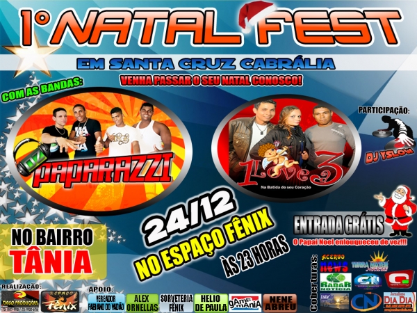 Cartaz   Espao Fnix - Bairro Tnia, Sábado 24 de Dezembro de 2011