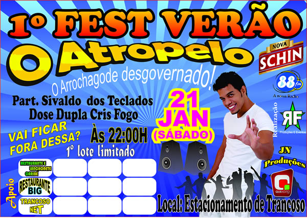 Cartaz   Estacionamento de Trancoso, Sábado 21 de Janeiro de 2012
