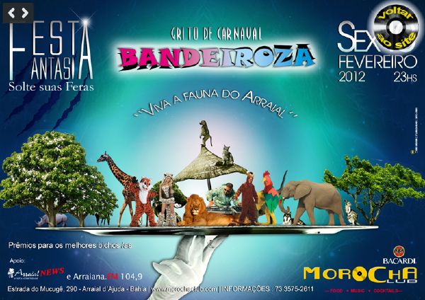 Cartaz   Morocha Club - Estrada do Mucug, 290, Sexta-feira 10 de Fevereiro de 2012