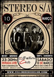 panfleto Banda Stereo S/A