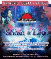 Cartaz   Clube do Sushi - Rua do Mucug, shopping d'Ajuda, Sexta-feira 27 de Abril de 2012