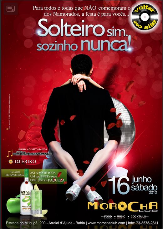 Cartaz   Morocha Club - Estrada do Mucug, 290, Sábado 16 de Junho de 2012