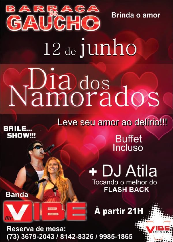 Cartaz   Barraca do Gacho, Terça-feira 12 de Junho de 2012