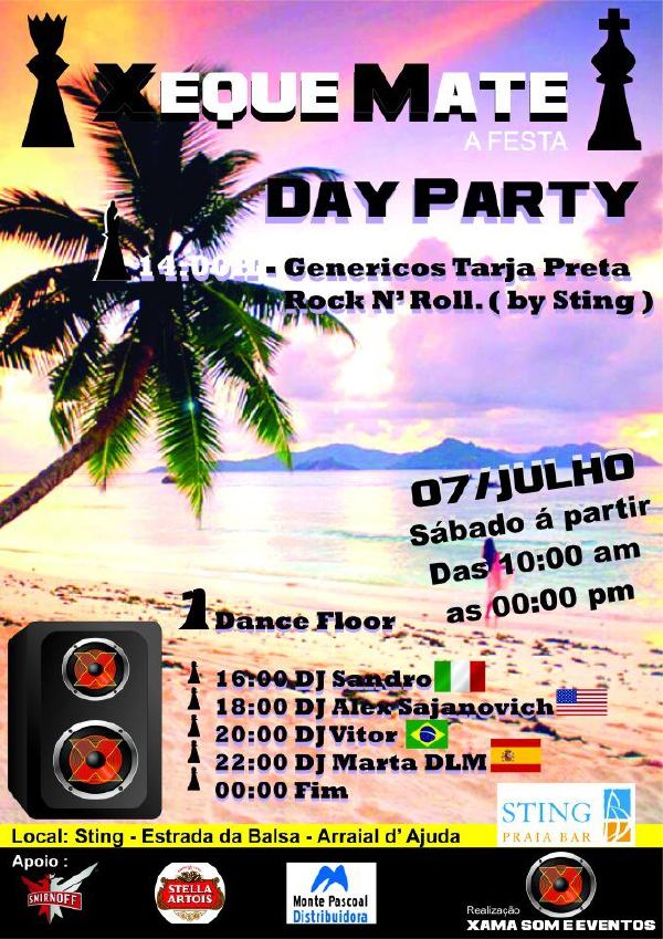 Cartaz   Sting Praia Bar - Estrada da Balsa, 1937 - Praia de Araape, Sábado 7 de Julho de 2012