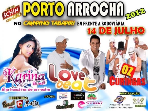 Cartaz   Camping do Tabapiri - em frente a rodoviria, Sábado 14 de Julho de 2012