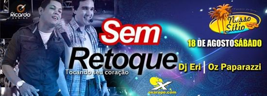 Cartaz   Nosso Sito - Bairro Cambolo, Sábado 18 de Agosto de 2012