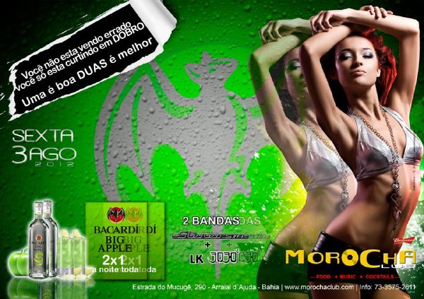Cartaz   Morocha Club - Estrada do Mucug, 290, Sexta-feira 3 de Agosto de 2012
