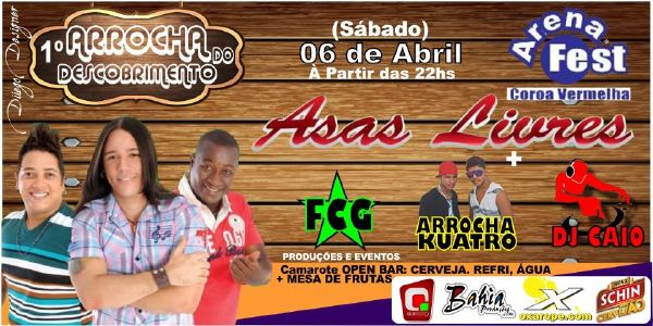 Cartaz   Arena Fest , Sábado 6 de Abril de 2013