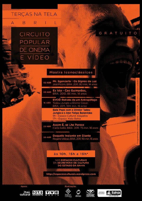 Cartaz   Espaos culturais da Secult, Terça-feira 16 de Abril de 2013