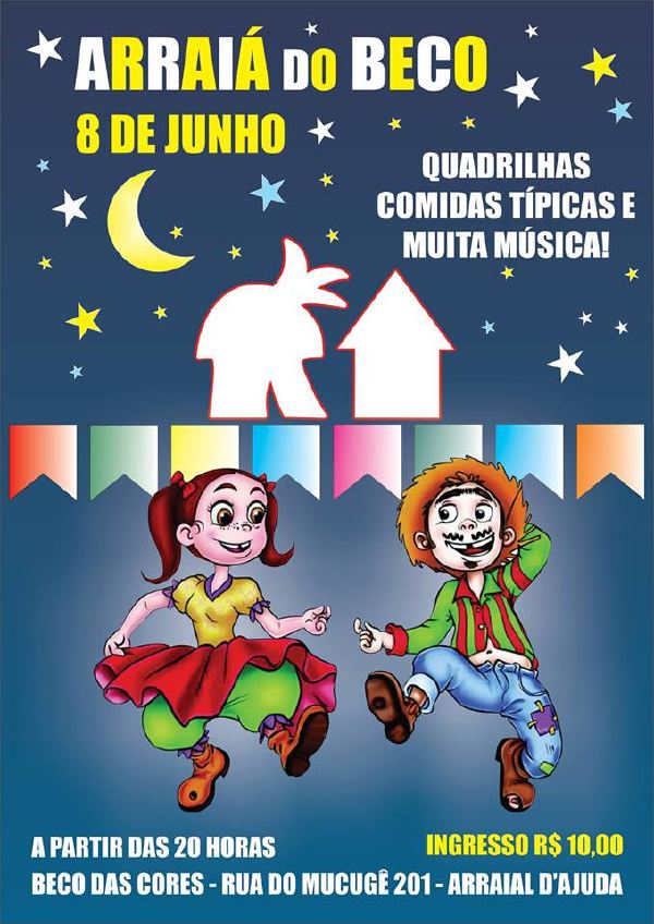 Cartaz   Beco das Cores - Rua do Mucug, 201, Sábado 8 de Junho de 2013