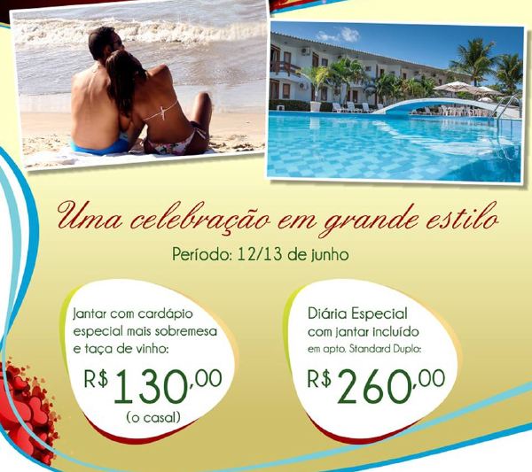 Cartaz   Tropical Oceano Praia Hotel - Praia de Taperapu, Quarta-feira 12 de Junho de 2013