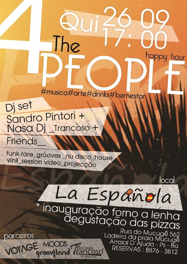 Cartaz   La Espaola - Rua do Mucug, 562, Quinta-feira 26 de Setembro de 2013