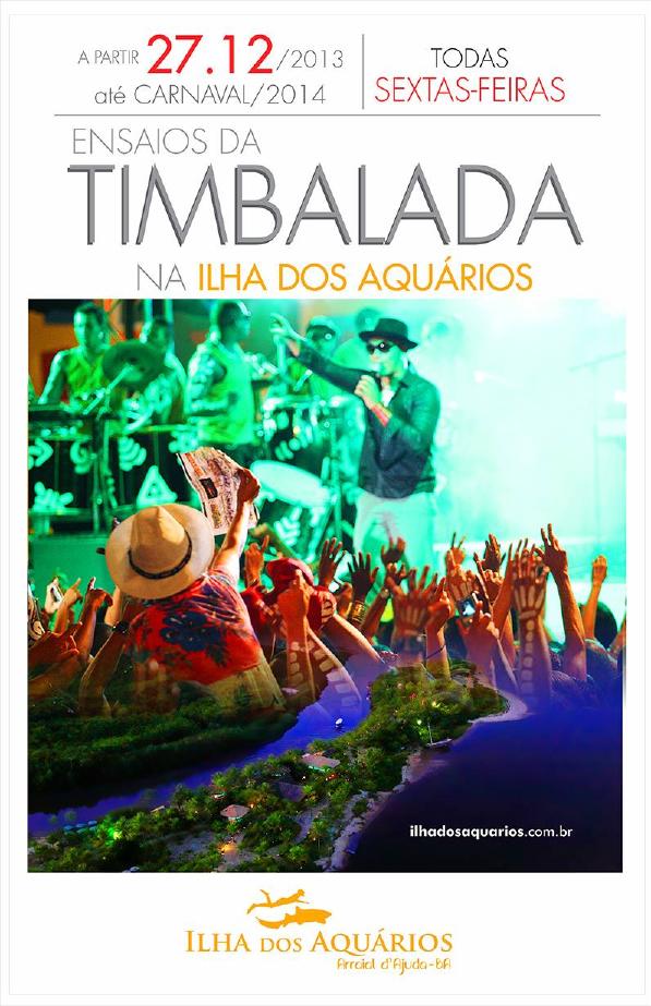 Cartaz   Ilha dos Aqurios - margem direita do rio Buranhm, Sexta-feira 27 de Dezembro de 2013