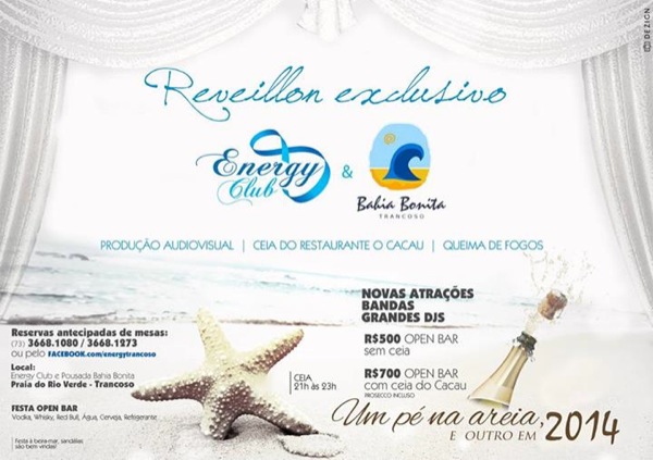 Cartaz   Beach Club Bahia Bonita - Rua Praia do Rio Verde, 9777, Terça-feira 31 de Dezembro de 2013