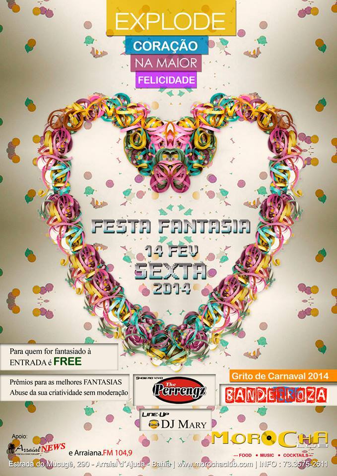 Cartaz   Morocha Club - Estrada do Mucug, 290, Sexta-feira 14 de Fevereiro de 2014