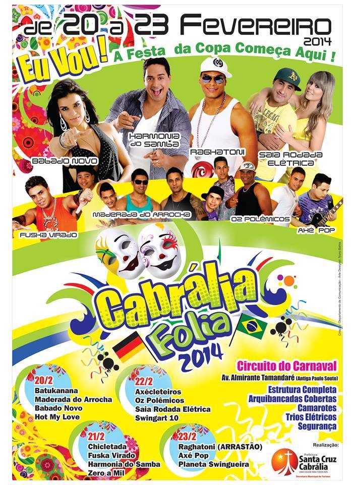 Cartaz   Praa do Povo, Do dia 20 ao dia 23/2/2014