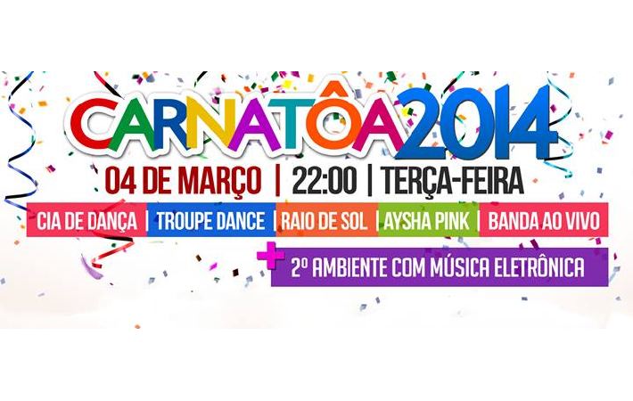 Cartaz   Complexo de Lazer Ta Ta - Praia de Taperapuan, Terça-feira 4 de Março de 2014