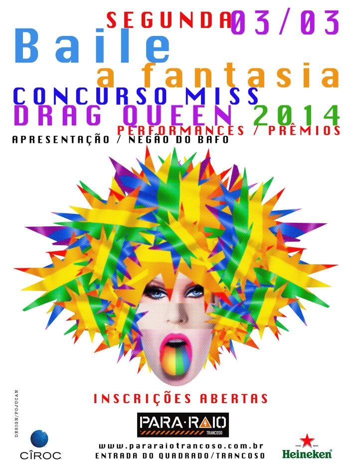 Cartaz   Para-Rio - Rua Alberto Parracho, 50 - Quadrado, Segunda-feira 3 de Março de 2014