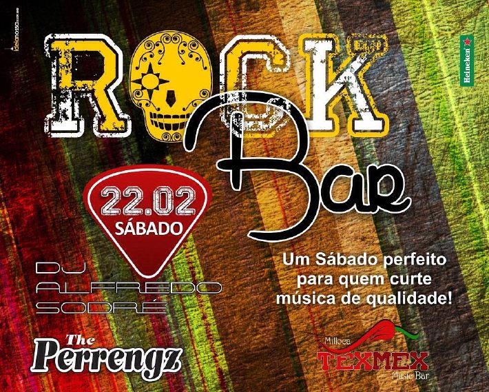 Cartaz   Milloca TexMex Music Bar - Rua du Mucug, 250, Sábado 22 de Fevereiro de 2014
