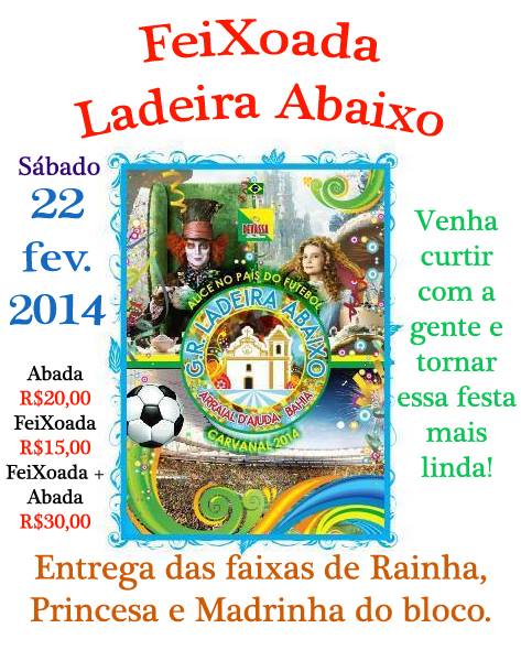 Cartaz   Xx Grill E Xopperia - Estrada do Mucug, Sábado 22 de Fevereiro de 2014