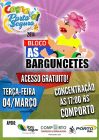 panfleto Bloco As Barguncetes