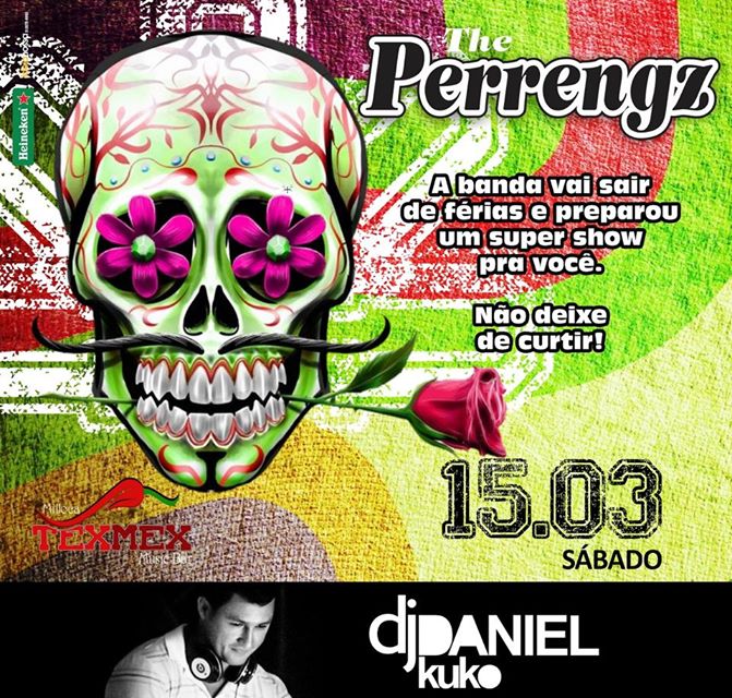 Cartaz   Milloca TexMex Music Bar - Rua du Mucug, 250, Sábado 15 de Março de 2014