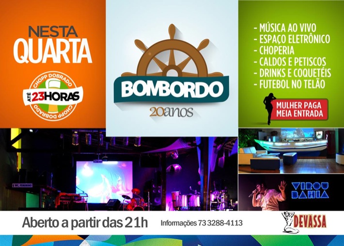 Cartaz   Bombordo - ao lado do trevo do Cabral, Quarta-feira 16 de Abril de 2014