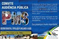 panfleto Audincia Pblica da Secretaria de Sade de Porto Seguro 