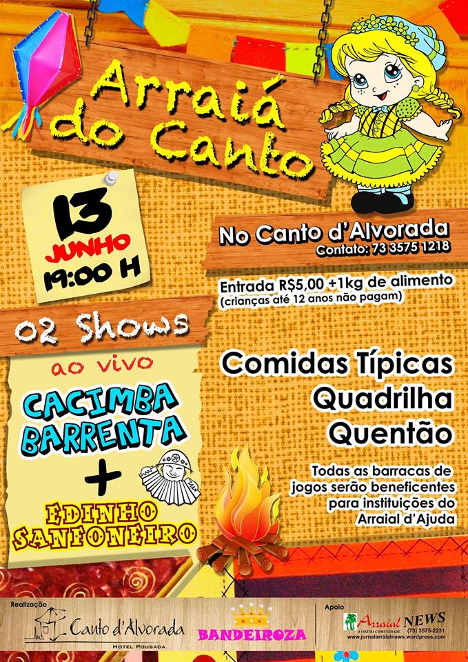 Cartaz   Canto d'Alvorada Hotel Pousada - Estrada da Balsa, 1993, Sexta-feira 13 de Junho de 2014