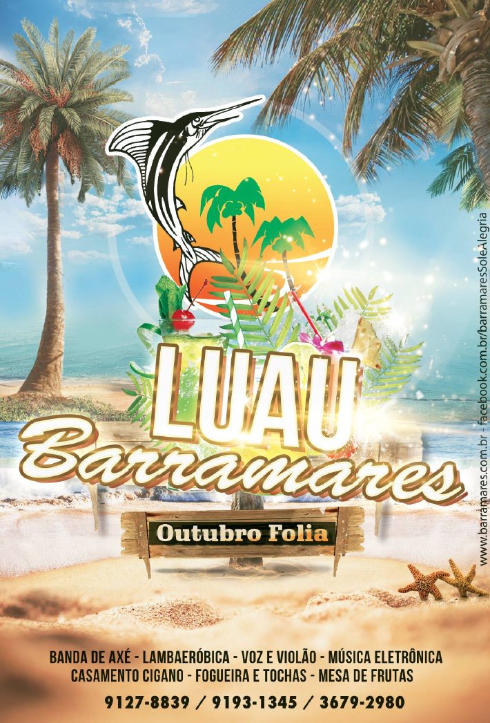 Cartaz   Barramares - Av. Beira Mar - Praia de Taperapuan, Quarta-feira 1 de Outubro de 2014