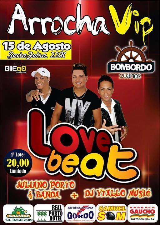 Cartaz   Bombordo - ao lado do trevo do Cabral, Sexta-feira 15 de Agosto de 2014