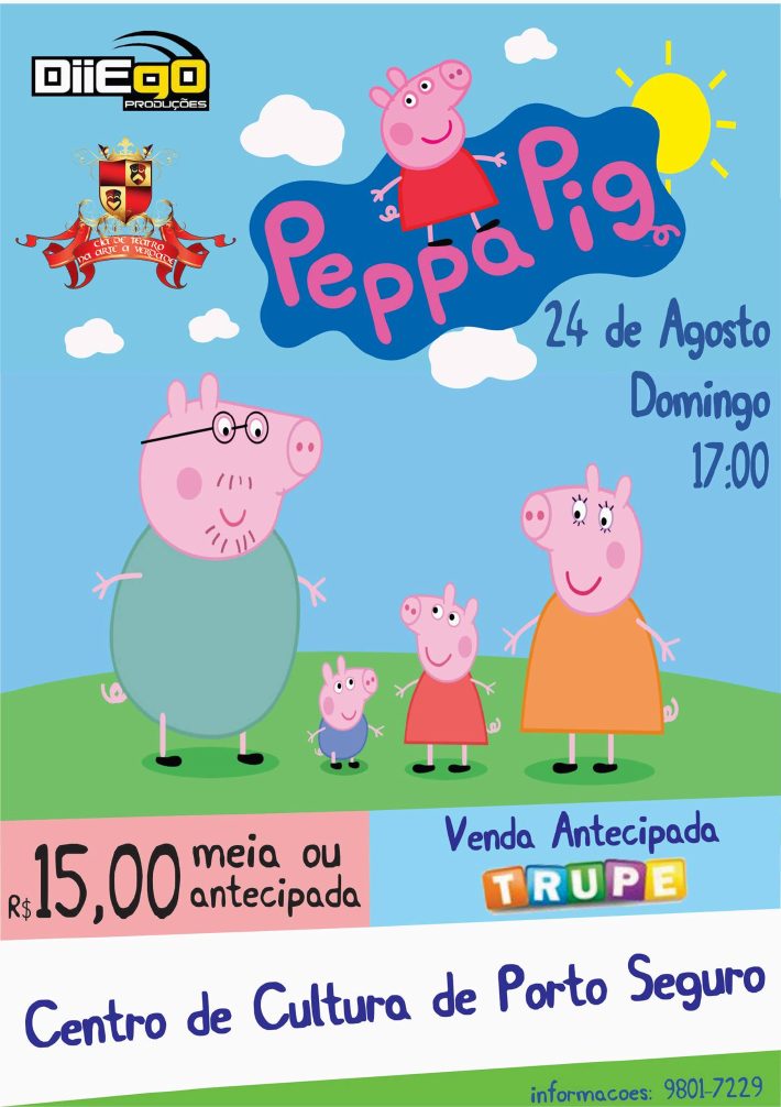 Cartaz   Centro de Cultura - Rua XV de Novembro, Paquet, Domingo 24 de Agosto de 2014