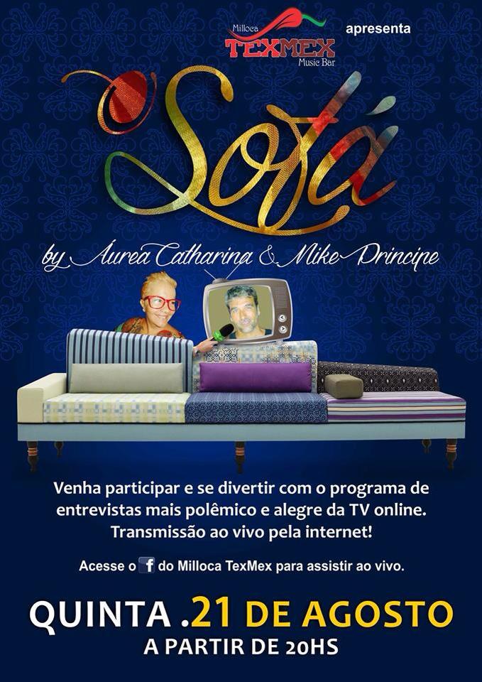 Cartaz   Milloca TexMex Music Bar - Rua du Mucug, 250, Quinta-feira 21 de Agosto de 2014