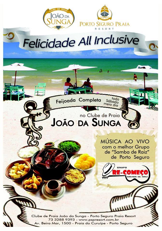 Cartaz   Clube de praia Joo da Sunga - Avenida Beira-Mar Norte 1500, praia de Taperapu, Sábado 11 de Outubro de 2014