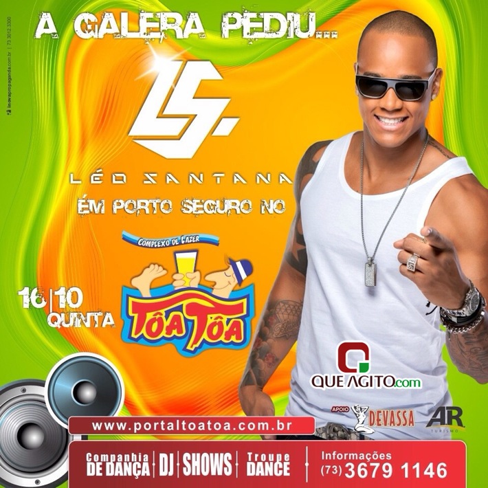 Cartaz   Complexo de Lazer Ta Ta - Praia de Taperapuan, Quinta-feira 16 de Outubro de 2014