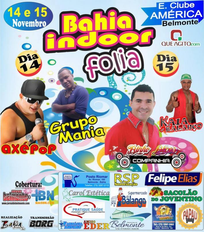Cartaz   Espao Clube America, Do dia 14 ao dia 15/11/2014