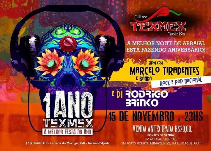Cartaz   Milloca TexMex Music Bar - Rua du Mucug, 250, Sábado 15 de Novembro de 2014