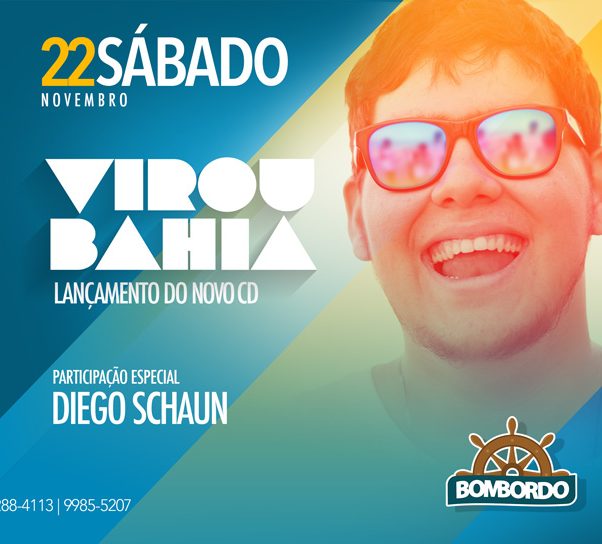 Cartaz   Bombordo - Av. 22 de abril, 151 - ao lado do trevo do Cabral, Sábado 22 de Novembro de 2014