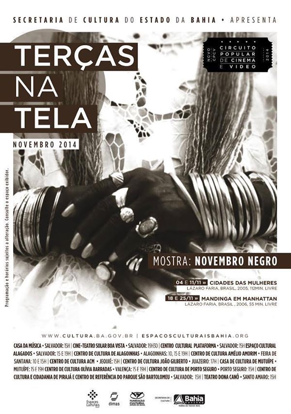 Cartaz   Centro de Cultura - Rua XV de Novembro, Paquet, Terça-feira 11 de Novembro de 2014