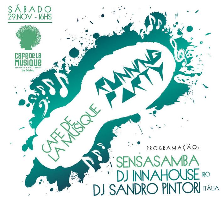 Cartaz   Cafe de la Musique - Praia dos Coqueiros, Sábado 29 de Novembro de 2014