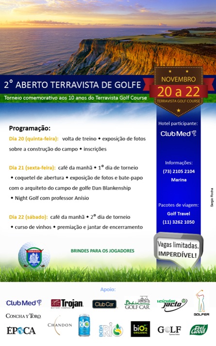 Cartaz   Club Med - Terravista, Do dia 20 ao dia 22/11/2014